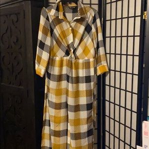 NWT dress 19 bust 18 waist 51 long